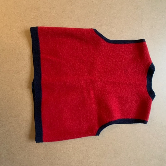 Vintage Red Vest - Picture 8 of 9